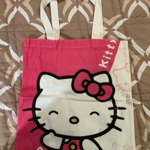 Hello Kitty Pink and White Tote Bag
